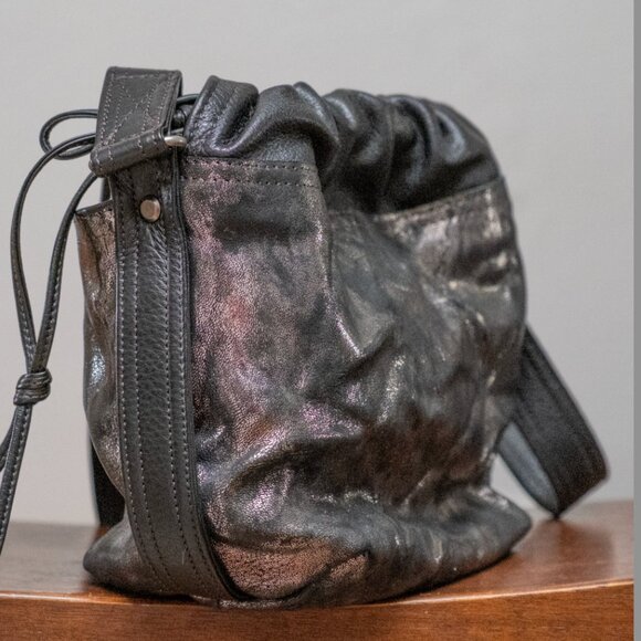 Rough & Tumble -Baby Borough Black with Gilded Pockets & Purple Lining - Picture 12 of 13